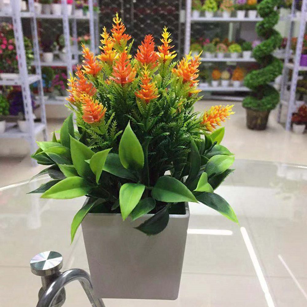 Bonsai Garden Sushi - Artificial Flowers Plant Pot Simulate Fake