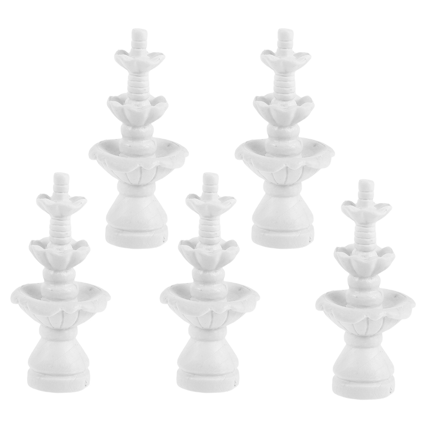 Bonsai Garden Desk - 5Pcs Miniature Bonsai Fountain Decoration Micro