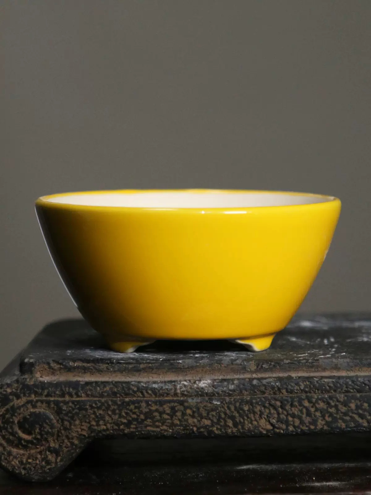 Bonsai Garden Desk - Porcelain Colorful Round Bonsai Pot,Small Vase,Dormitory