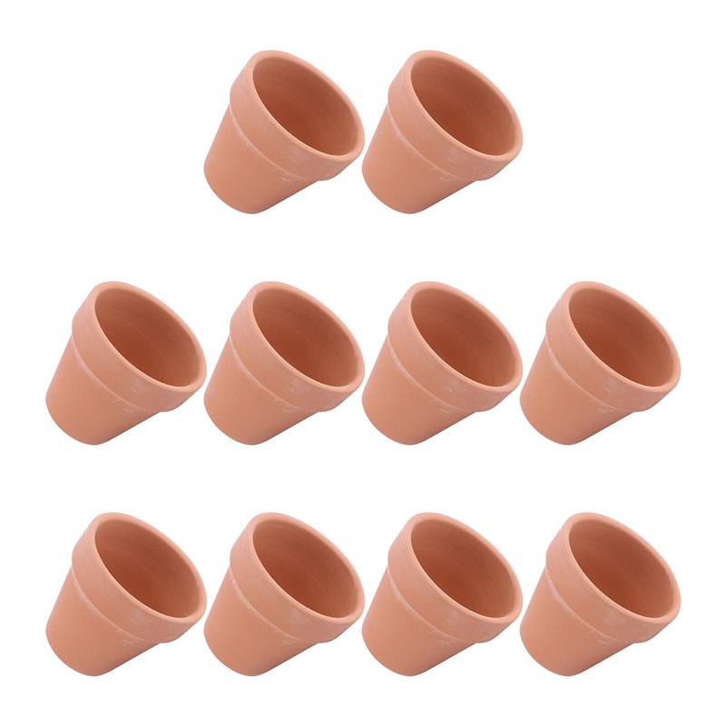 Mini Bonsai Zen Garden - 10pcs Mini Terracotta Pot Plants Flower