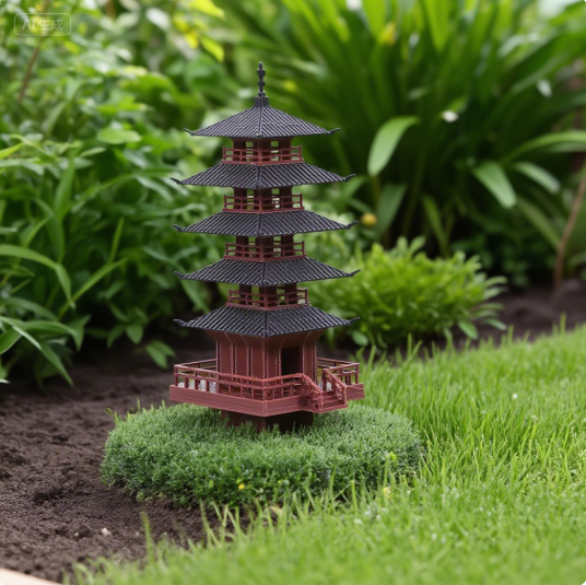 Mini Bonsai Zen Garden - Garden Aquarium Bonsai Decor Mini Pagoda