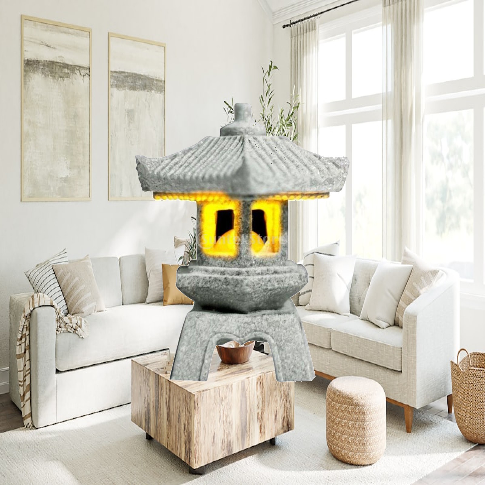 Bonsai Garden Ornaments - Landscaping Lantern Japanese Lantern Stone Tabletop