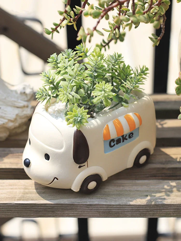 Mini Bonsai Zen Garden - Food Truck Animal Small Plant Pot