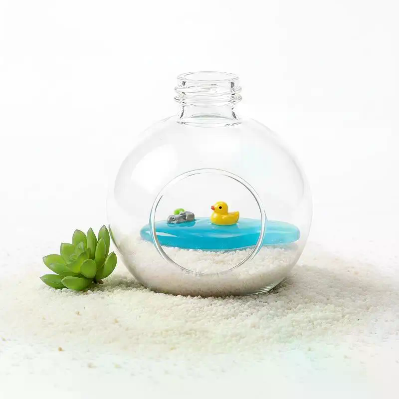 Bonsai Garden Desk - Mini Resin Pond Ornaments with Koi