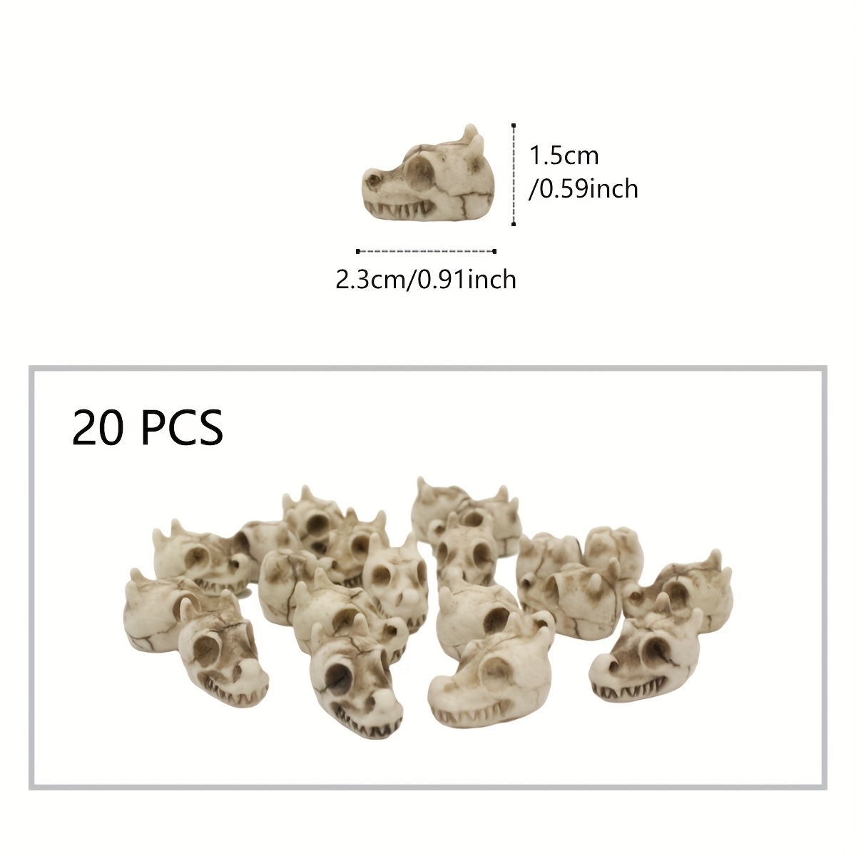 20pcs Dragon Head Skull Bonsai - Bonsai Garden World review and price