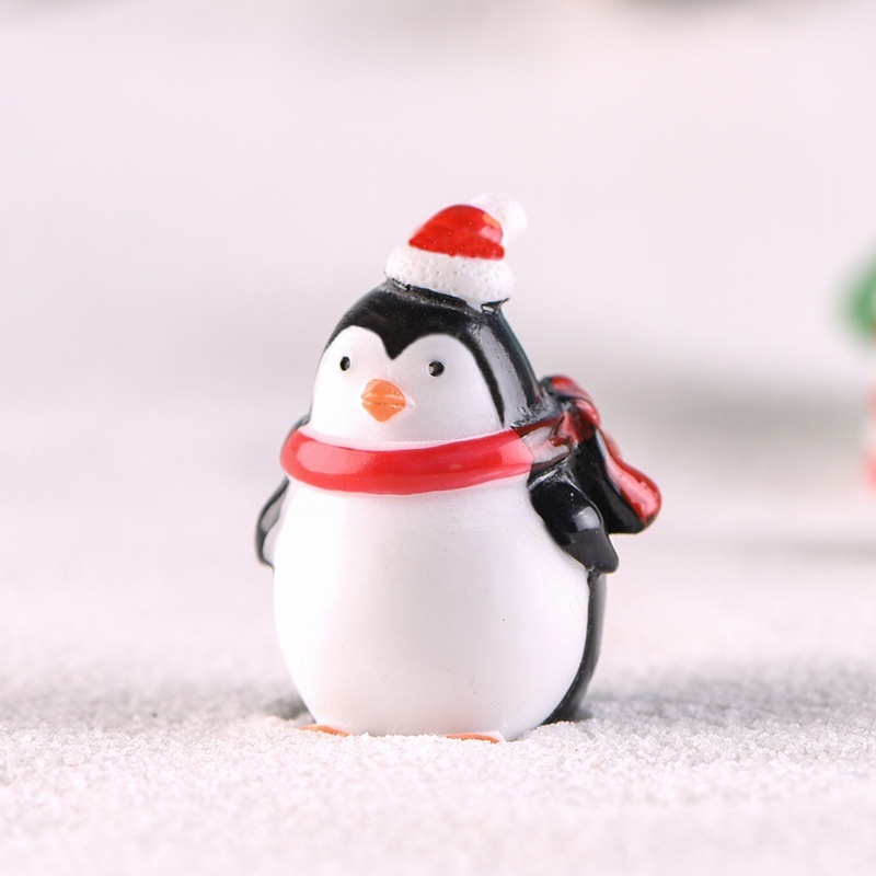 4pcs Mini Resin Penguin Micro  - Bonsai Garden World review and price