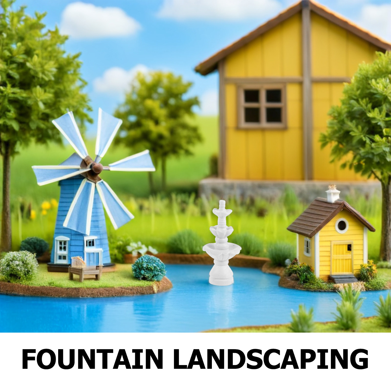 5Pcs Miniature Bonsai Fountain - Bonsai Garden Desk review and price