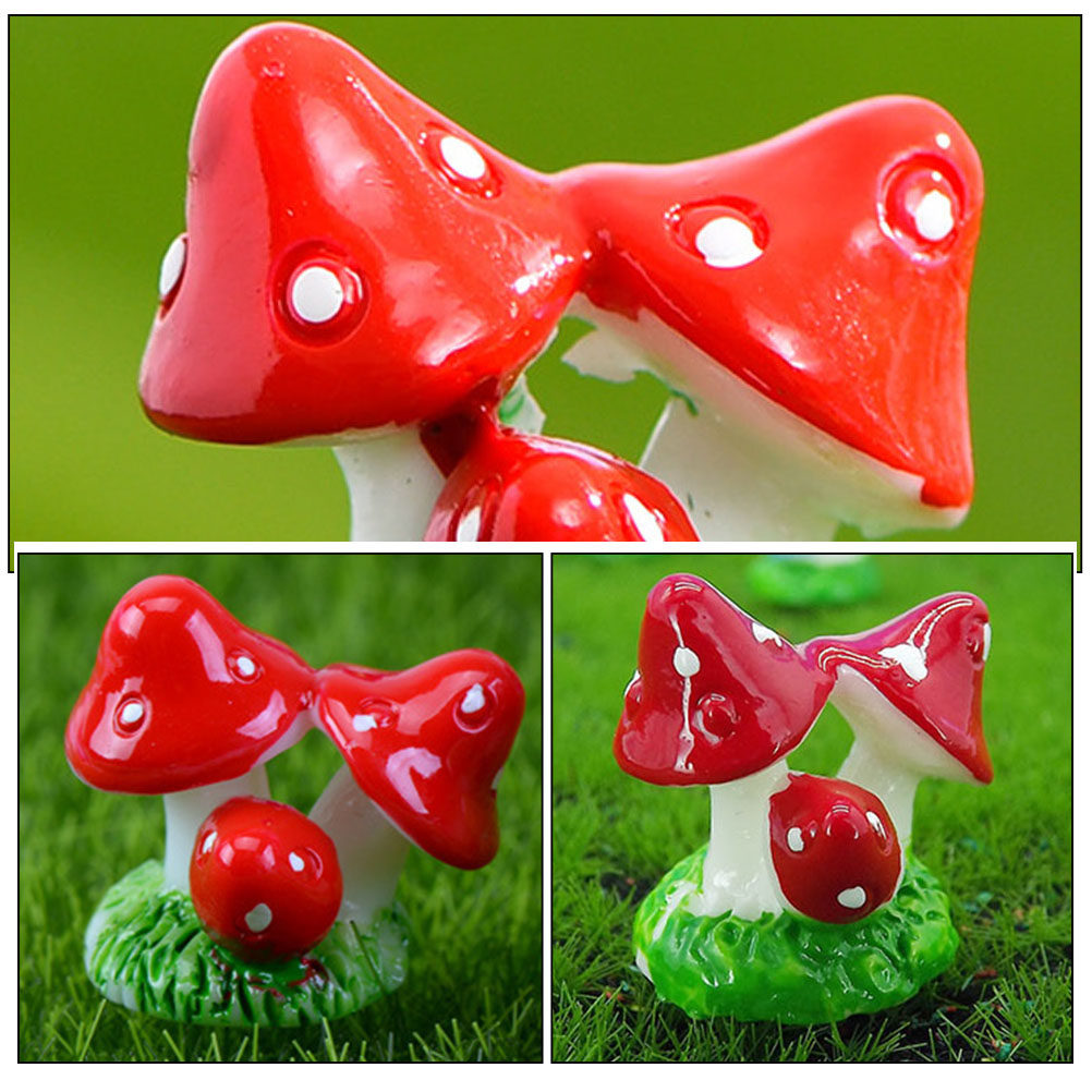 20Pcs Miniature Mushroom Decor - Bonsai Garden Desk review and price
