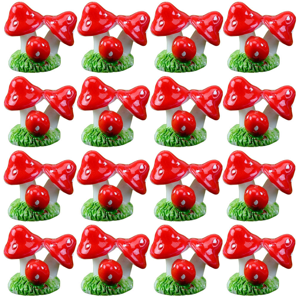 20Pcs Miniature Mushroom Decor - Bonsai Garden Desk review and price