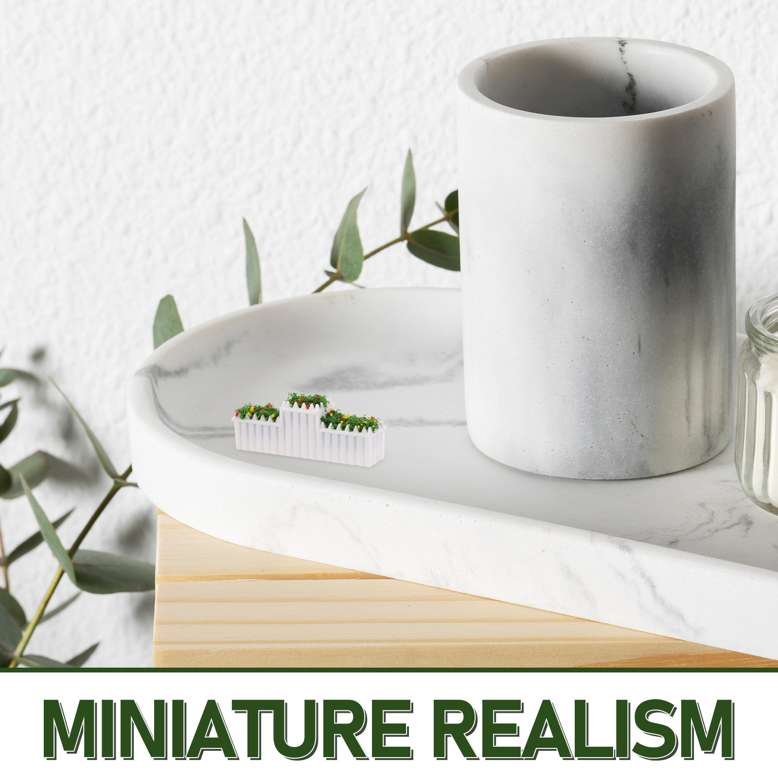 6Pcs Miniature Bonsai Plants M - Bonsai Garden Desk review and price