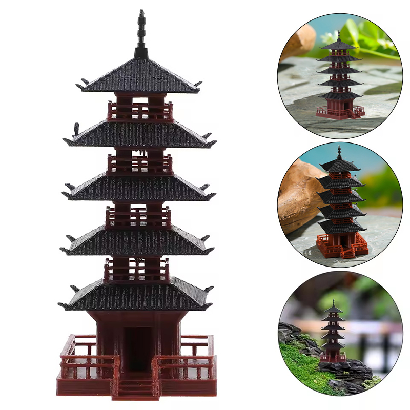 Mini Pagoda Statue Chinese Anc - Mini Bonsai Zen Garden review and price