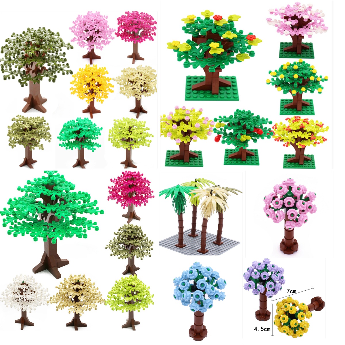Buildings Blocks Tree Flower S - Bonsai Garden Lego Set review and price
