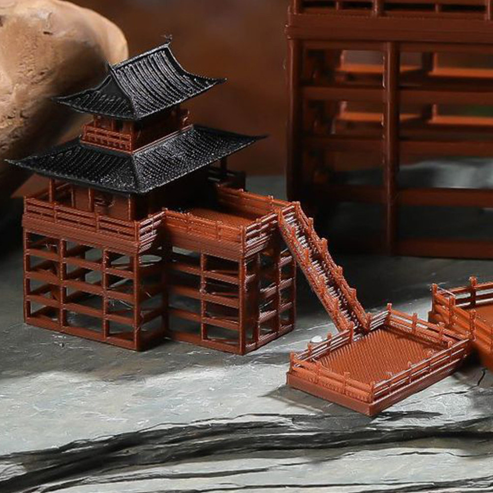 Realistic Mini Chinese Stilted - Bonsai Garden Ornaments review and price