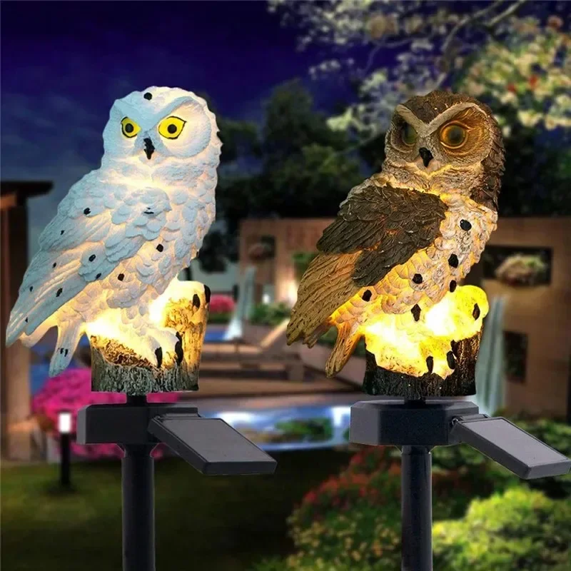 Solar Owl Statue Garden Light  - Bonsai Garden Ornaments review and price