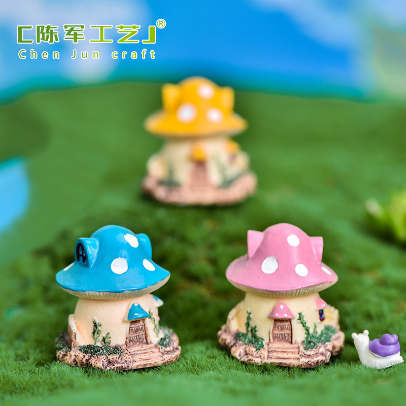 Colorful Garden Mushroom House - Bonsai Garden World review and price