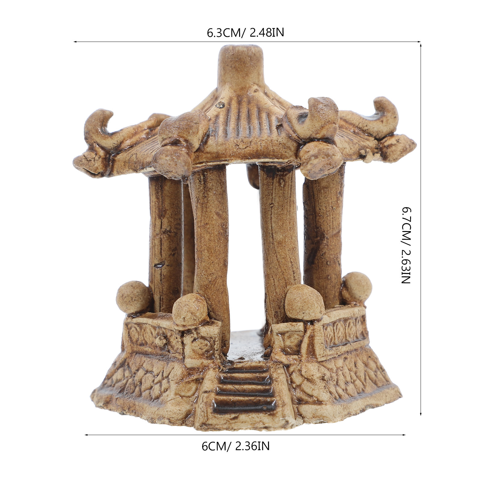 Miniature Ceramic Pagoda Hexag - Us Bonsai Garden review and price