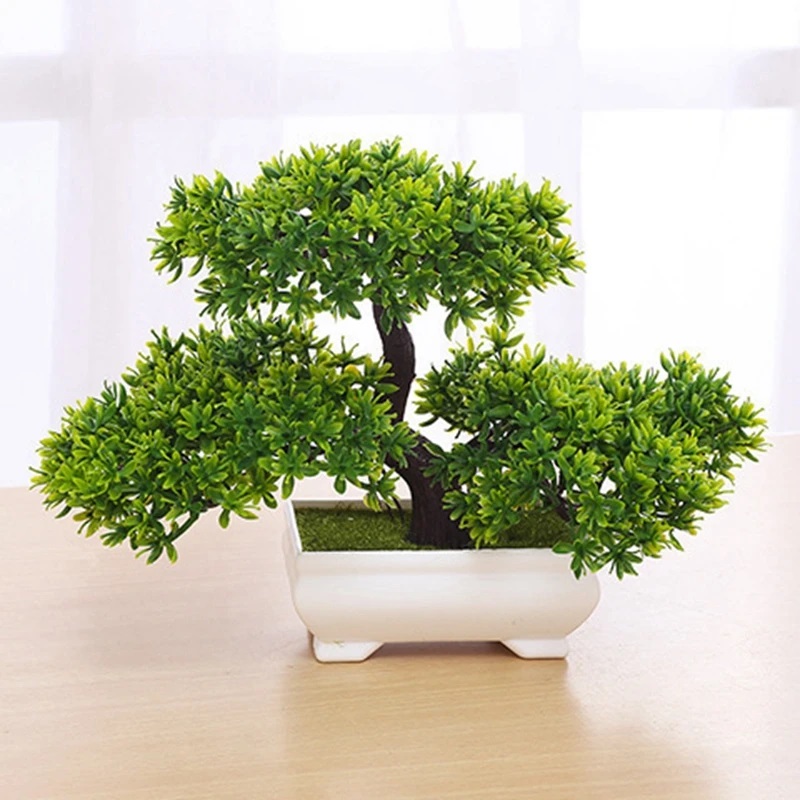 1Pcs Green Artificial Plants B - Bonsai Garden Sushi review and price