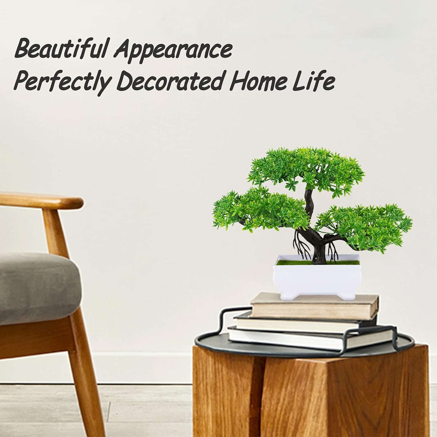 1Pcs Green Artificial Plants B - Bonsai Garden Sushi review and price