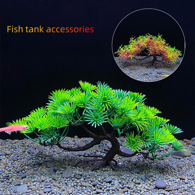 Aquarium bonsai tree, plant, f - Bonsai Garden Sushi review and price