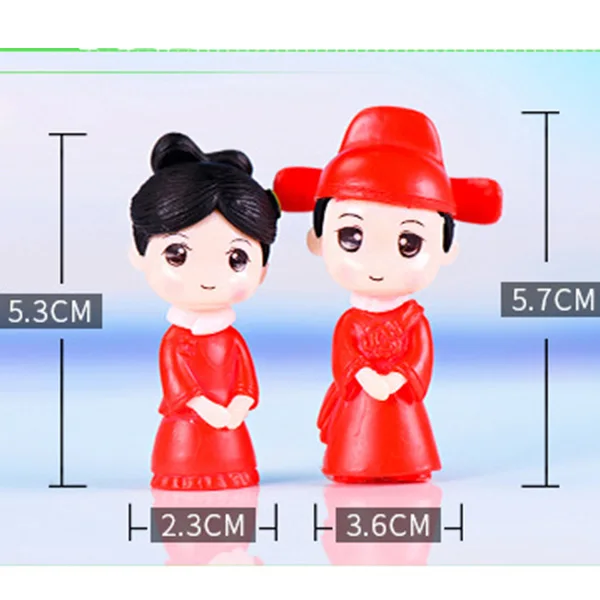 2pcs Chinese Costume Bride and - Bonsai Garden World review and price