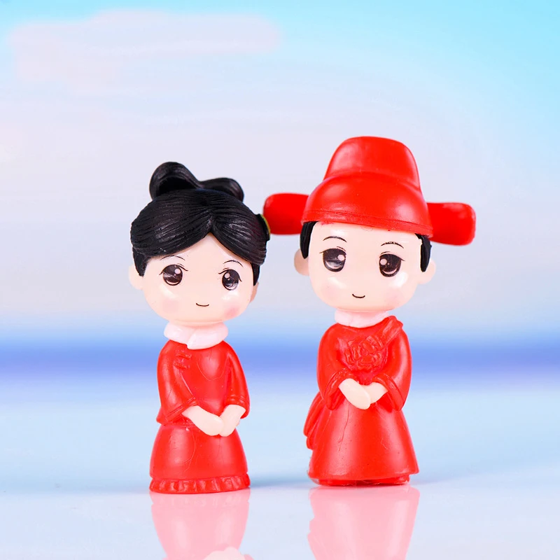 2pcs Chinese Costume Bride and - Bonsai Garden World review and price